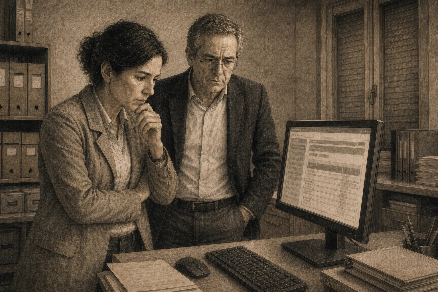 Isabel y Don Vicente descubren que otra persona consultó antes los documentos relacionados con el cargamento.