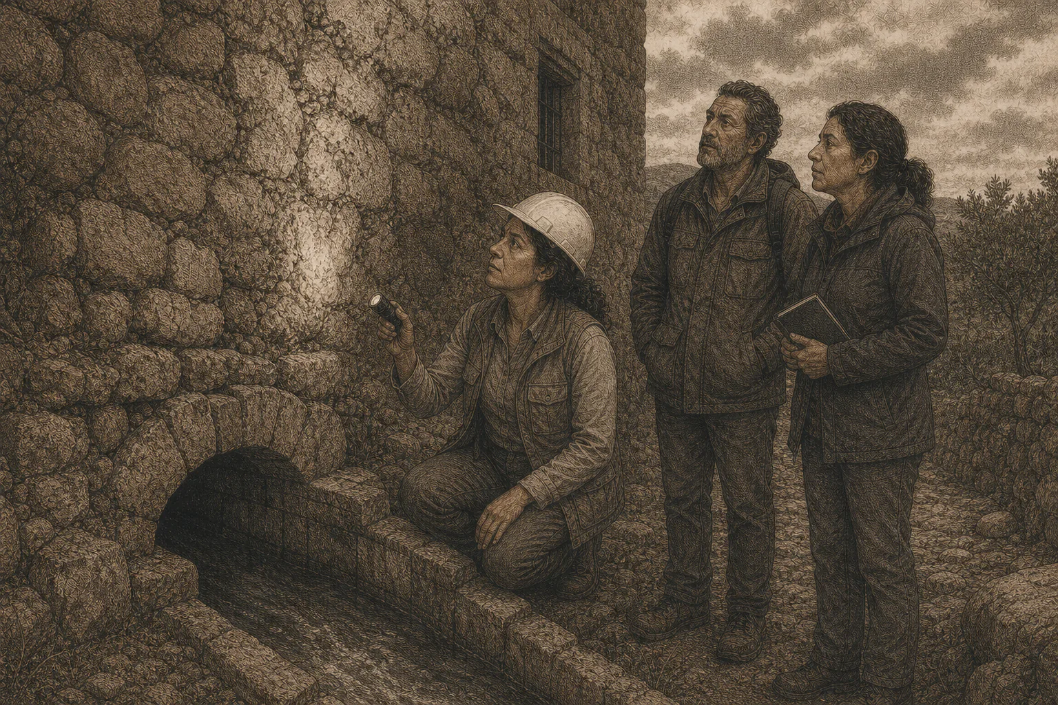 Ilustración editorial del capítulo 16, sin destripes.
