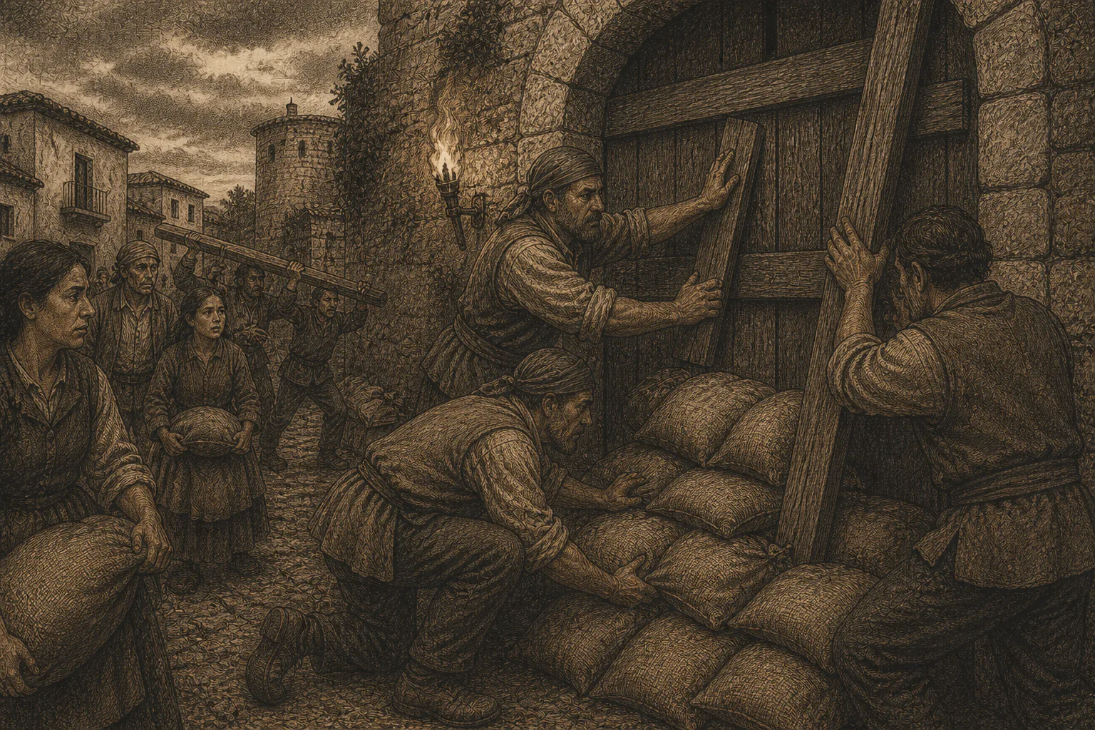 Ilustración editorial del capítulo 19, sin destripes.
